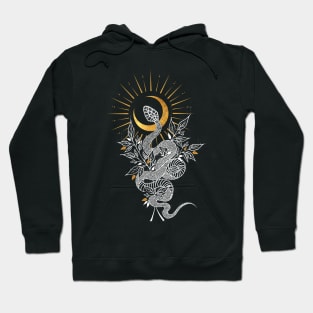 Snake Crescent Moon Hoodie